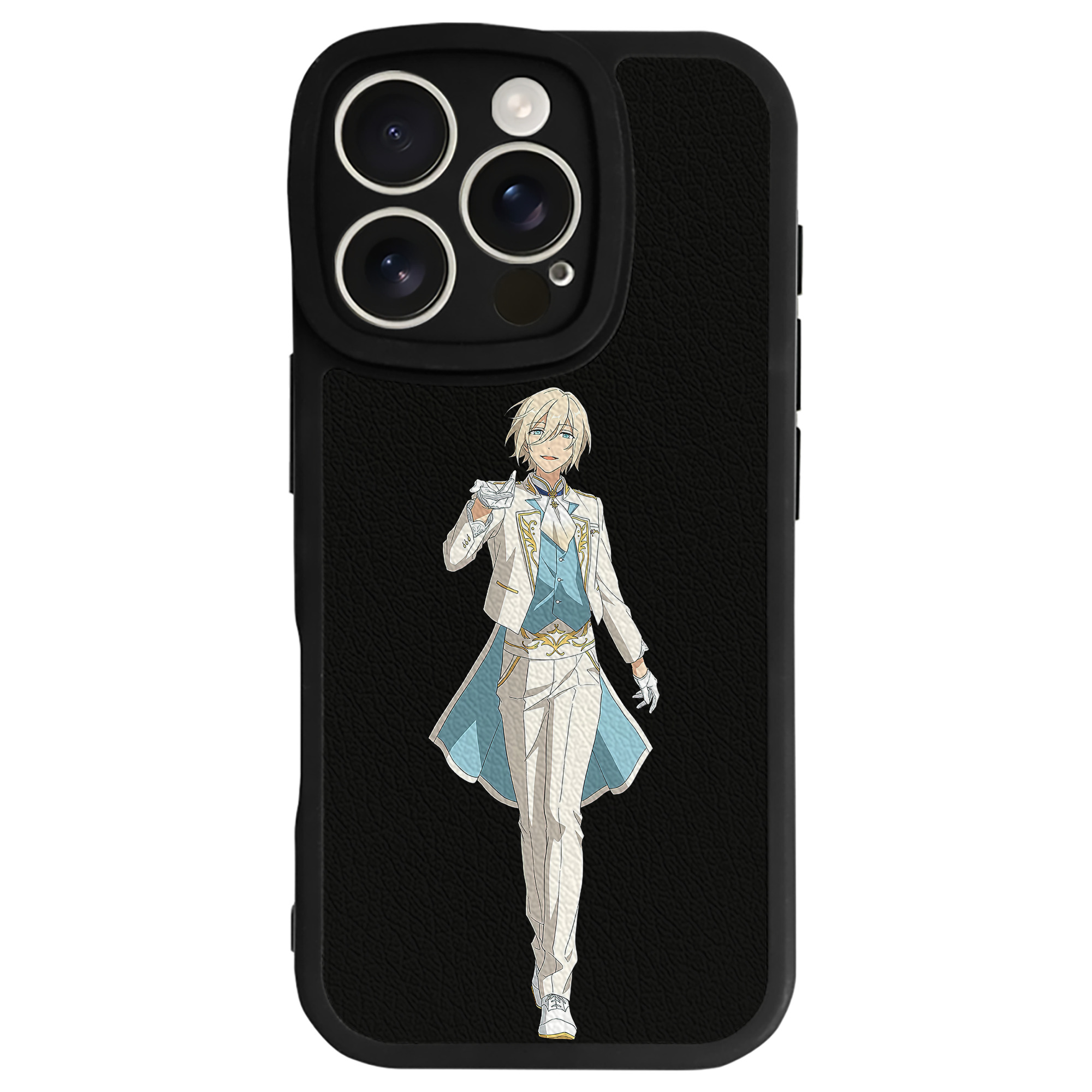 （画像用） あんさんぶるスターズ! Ensemble Stars 【iPhone 16シリーズ対応】シリコンスマホケース（レザー調） 材質：シリコン